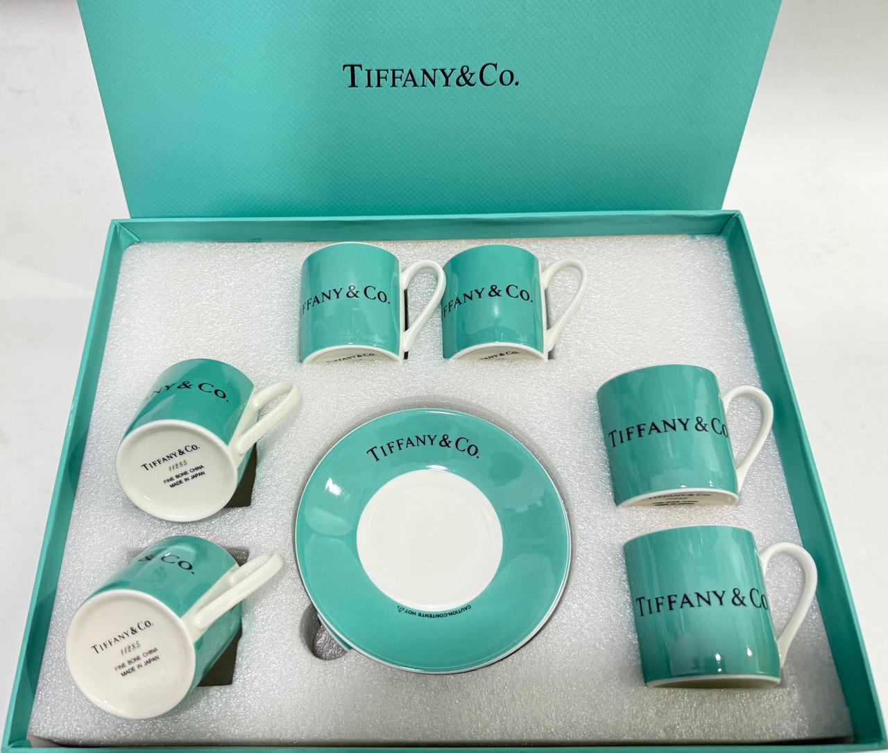 Tiffany & Co. Turkish coffee set of six cups